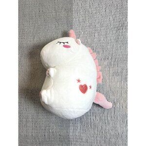 Lucky Boy Sunday Unicorn Plush Stuffed Animal Toy 10" White Pink Cute